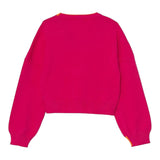 PINKO maglia tinta unita con stampa in contrasto Fuxia per Bambina F4PIJGJP087 FUXIA PINKO 