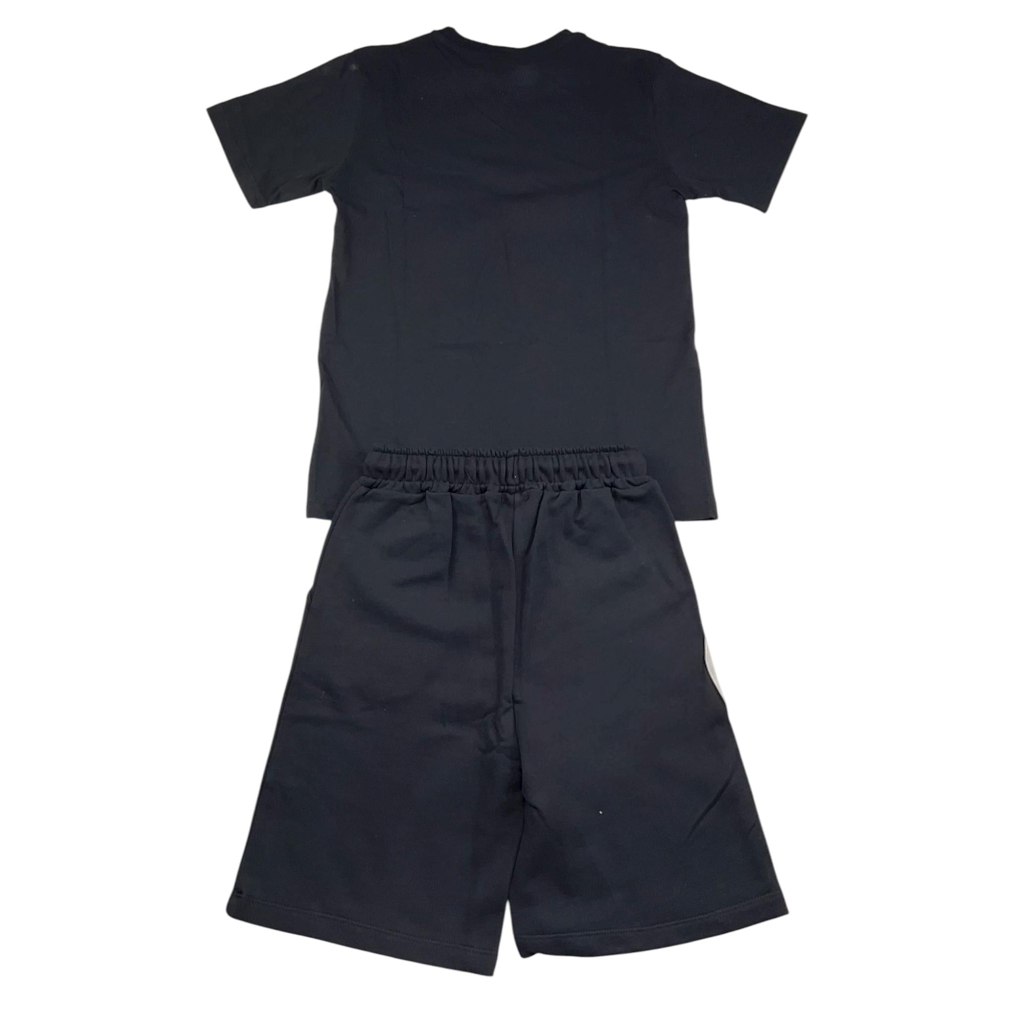 Disclaimer Completi 2 Pezzi T-Shirt-Bermuda per Bambino 25EDK58475X NERO DISCLAIMER 