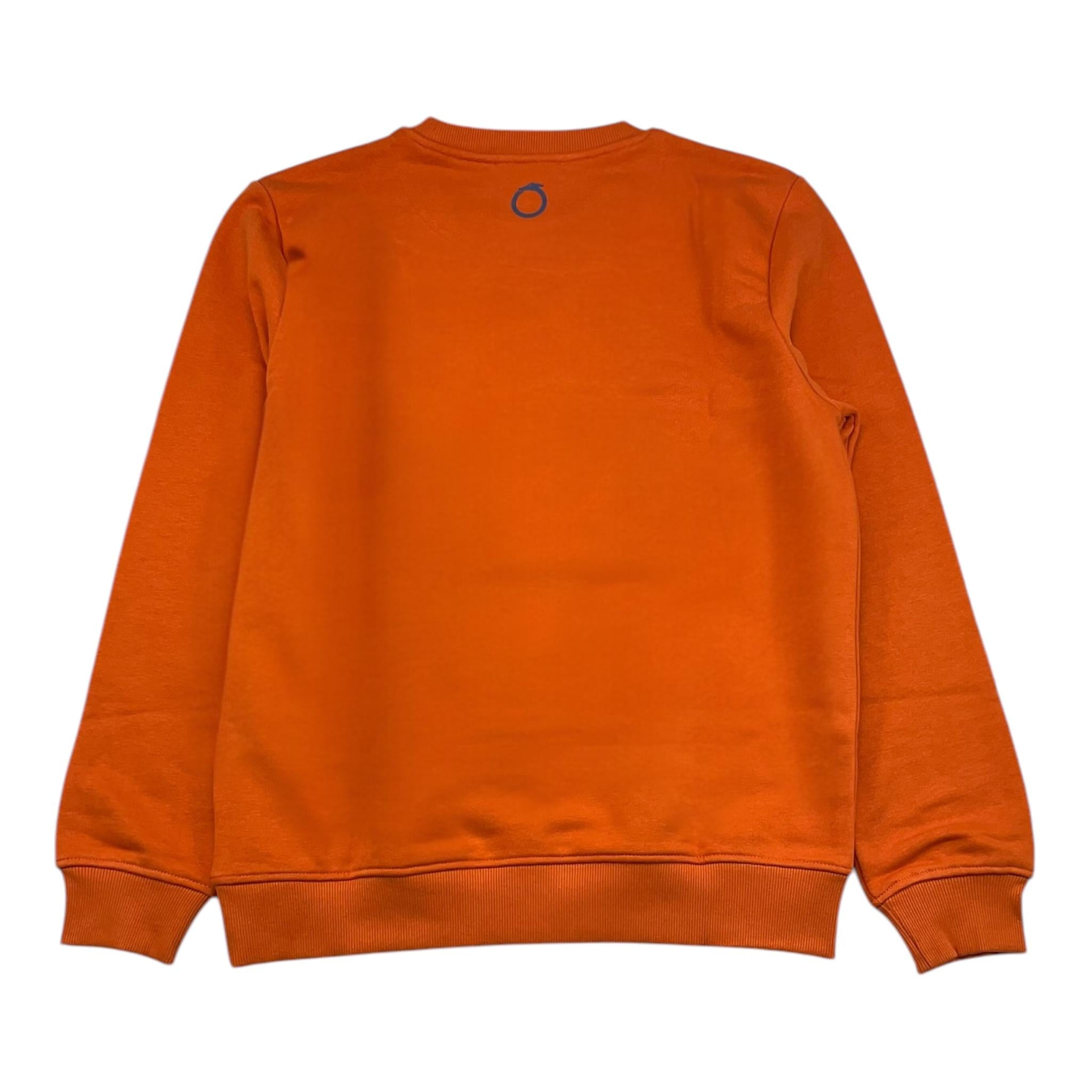 TRUSSARDI felpa girocollo tinta unita con stampa Arancione per Bambino TBA24054FE ARANCIONE TRUSSARDI 