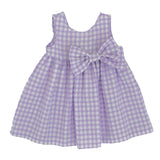 Magil Top Bicolore con Fantasia A Quadri per Bambina HN21119 BIANCO/LILLA MAGIL 