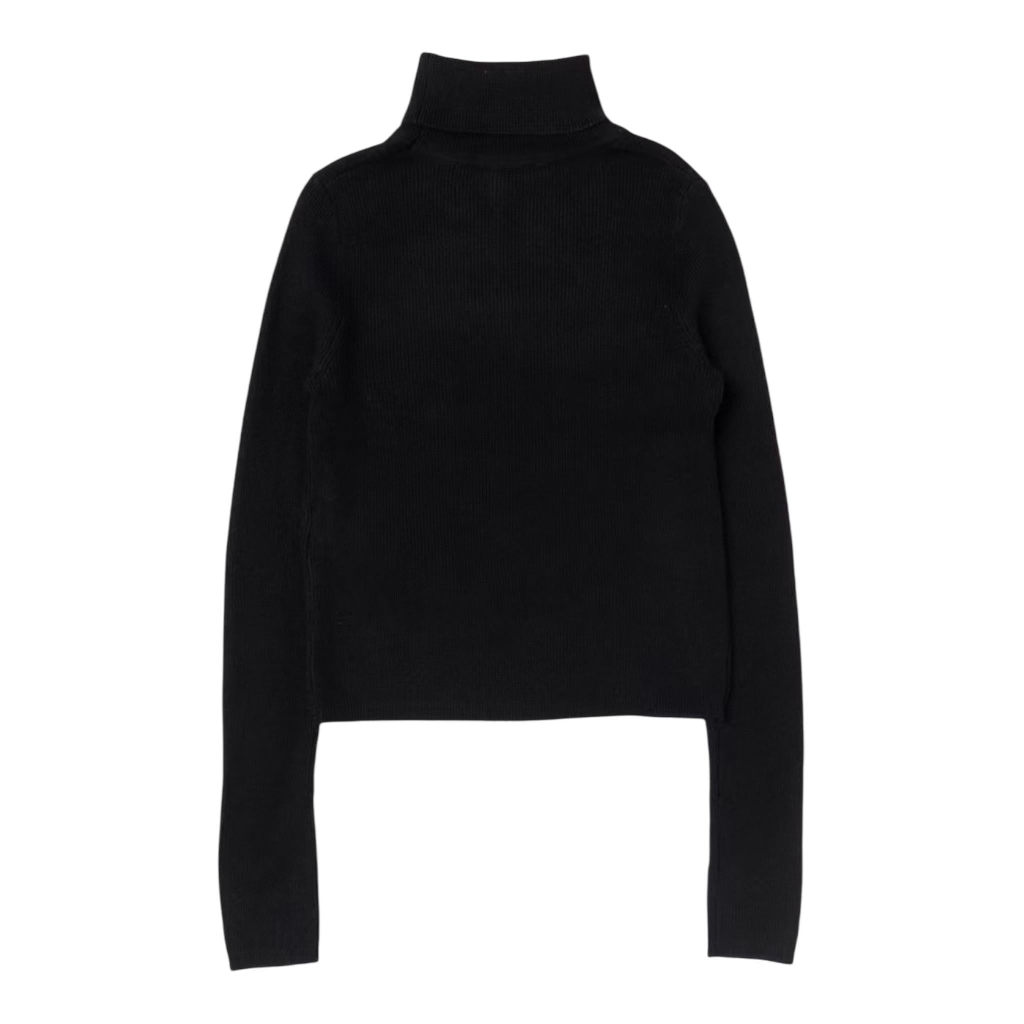 LIU JO maglia collo alto tinta unita Nero per Bambina GF4106 NERO LIU JO 