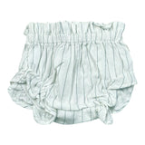 Petit Indi Coulotte Bicolore con Fantasia A Righe per Neonata COULBI BIANCO PETIT INDI 