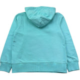 Sun68 Felpa Chiusa con Cappuccio Tinta Unita con Logo per Bambina F34332 VERDE ACQUA SUN68 