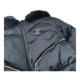 Juicy Couture Giubbino Tinta Unita con Cappuccio E Zip per Bambina JBX6633 NERO JUICY COUTURE 