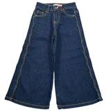 Vicolo Jeans Tinta Unita Modello Palazzo per Bambina 3141PDZ00117 BLU VICOLO 