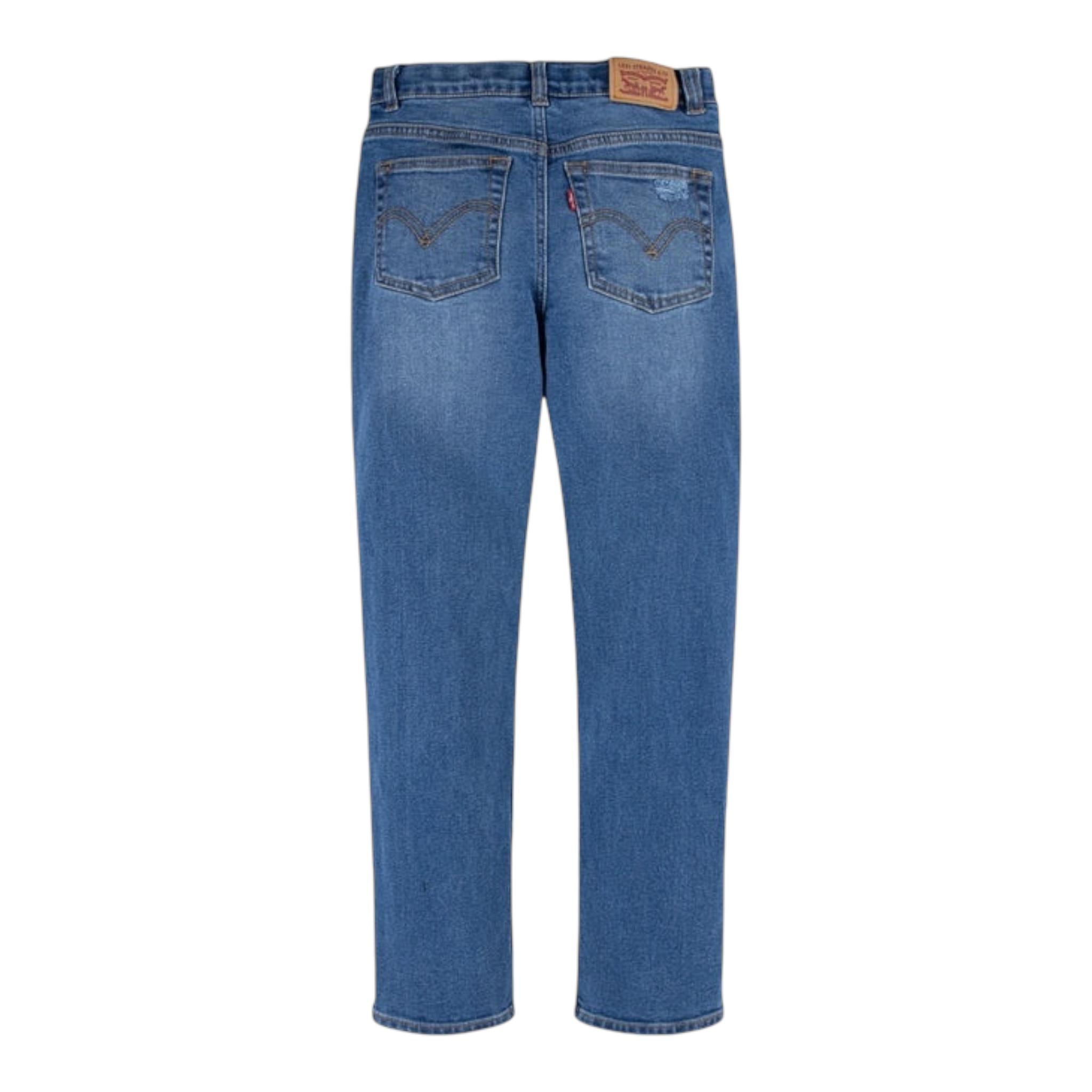 LEVI'S jeans tinta unita con girovita regolabile Blu per Bambino 4ED525 BLU LEVI'S 