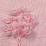 Le Coconne Pagliaccetto Tinta Unita con Applicazioni per Neonata LCN2123 ROSA LE COCONNE 