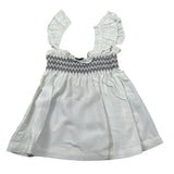 Please Camicia Giromanica Tinta Unita per Bambina CC00300G71J BIANCO PLEASE 