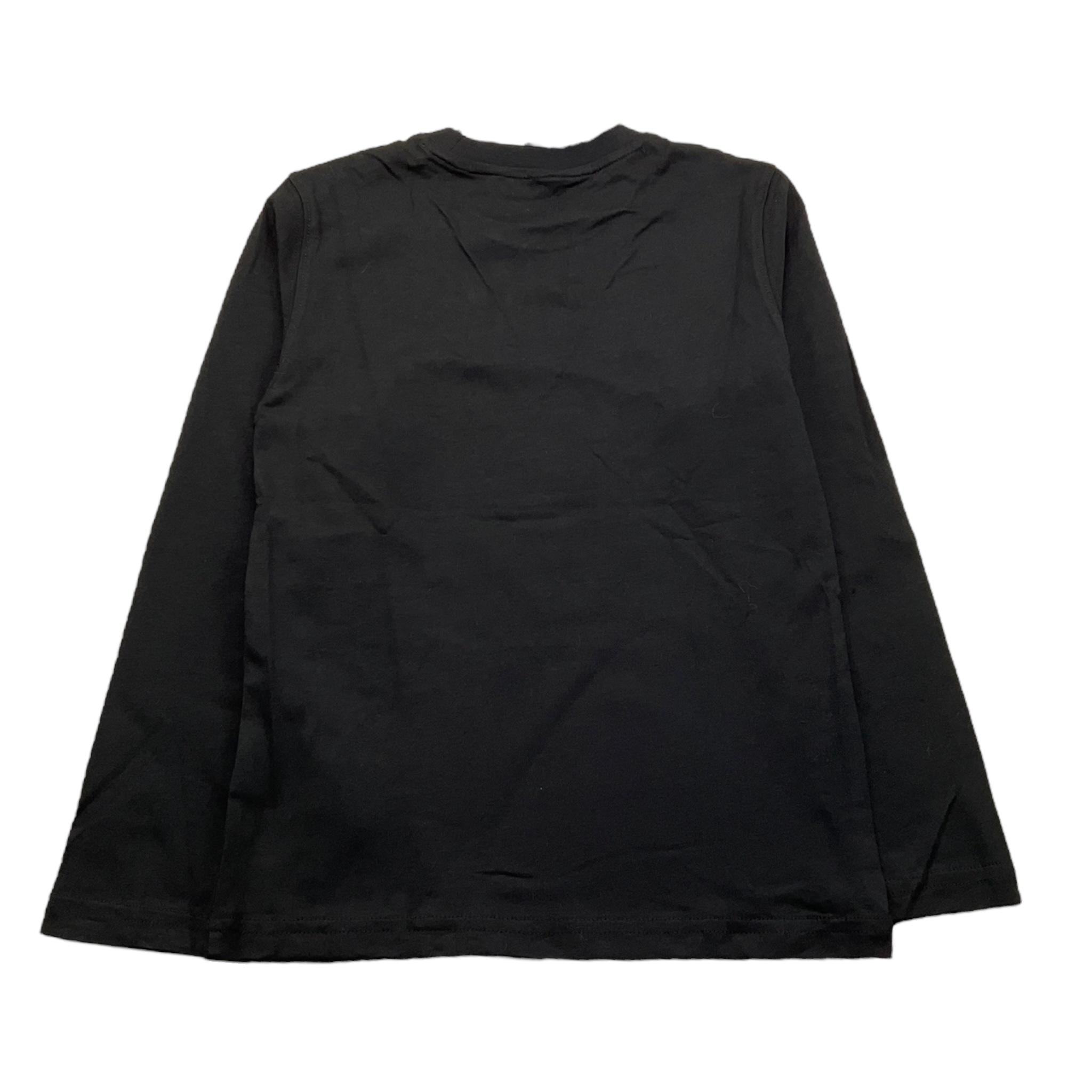REFRIGIWEAR shirt girocollo tinta unita con stampa Nero per Bambino RW782X NERO REFRIGIWEAR 