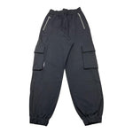 I'M BRIAN pantalone tinta unita con elastico in vita Nero per Bambino BT6P90X NERO I'M BRIAN 