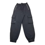I'M BRIAN pantalone tinta unita con elastico in vita Nero per Bambino BT6P90X NERO I'M BRIAN 