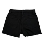 Patrizia Pepe Short In Denim Tinta Unita con Logo per Bambina 7P0377XX NERO PATRIZIA PEPE 