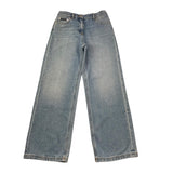 Dolce & Gabbana Jeans Tinta Unita Modello Palazzo per Bambina L52F91 AZZURRO DOLCE & GABBANA 