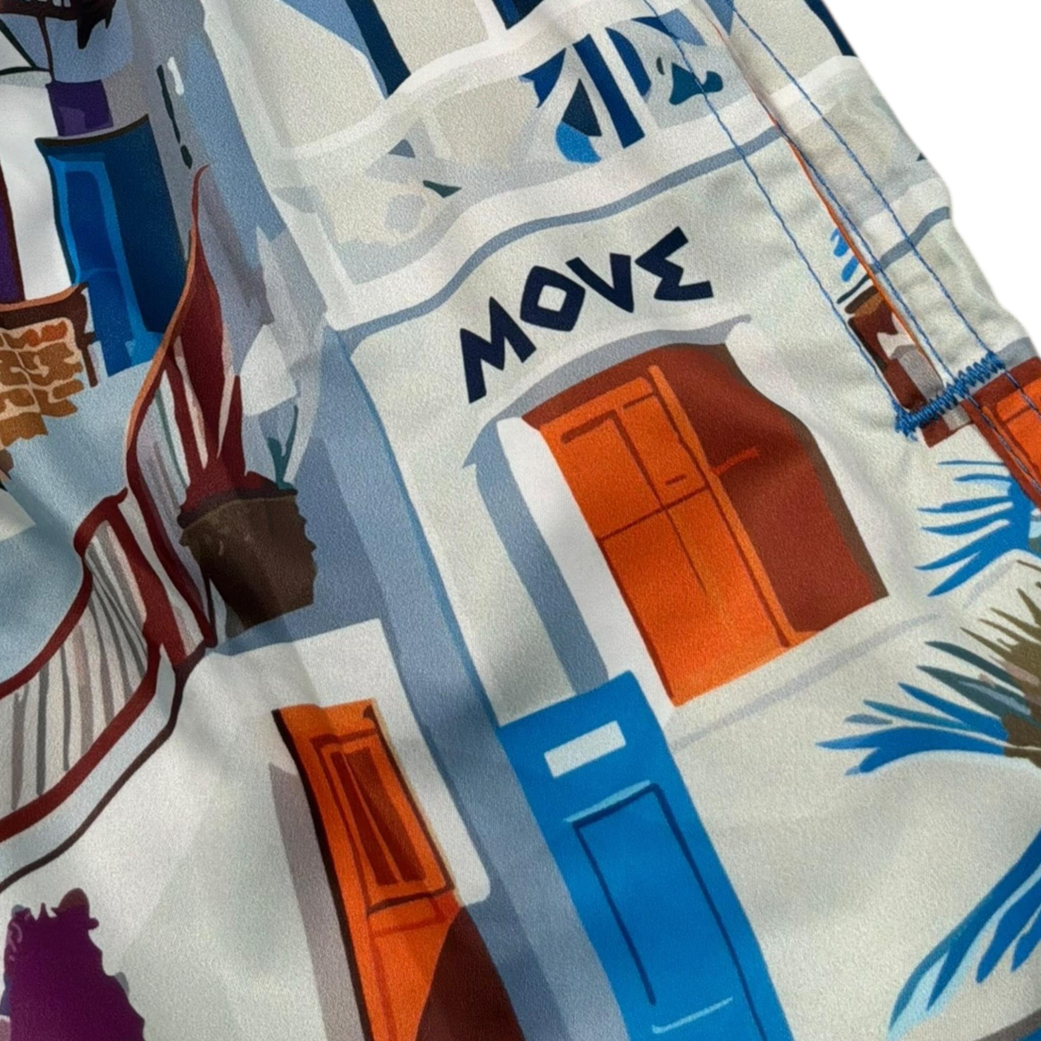 4Giveness Costume Modello Boxer Tinta Unita con Fantasia per Bambino GRECIA AZZURRO 4GIVENESS 