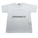 Hinnominate T-Shirt Girocollo Tinta Unita con Stampa per Bambino 3636M00012 BIANCO HINNOMINATE 