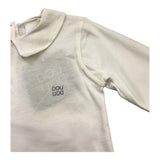 DOU DOU body manica lunga tinta unita Bianco per Neonato 2RA510 BIANCO DOU DOU 