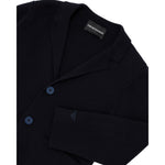 Emporio Armani Cardigan Tinta Unita con Logo per Bambino EB000299 BLU EMPORIO ARMANI 