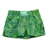 F**K Short Tinta Unita Con Fantasia Verde Per Bambina