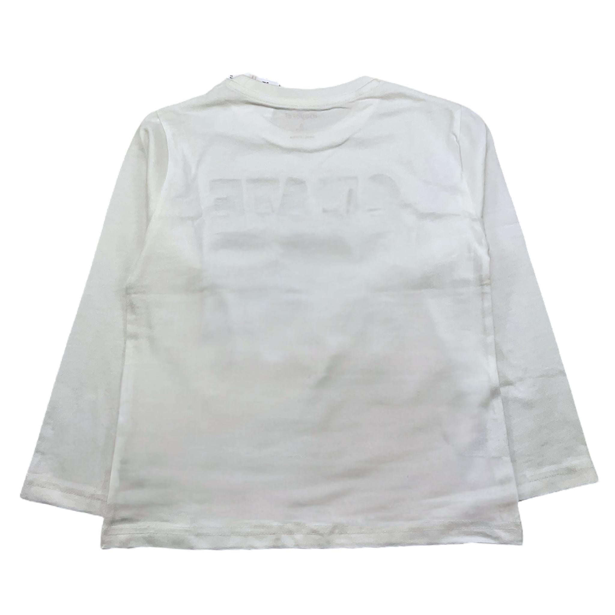 MAYORAL shirt girocollo tinta unita con stampa in contrasto Bianco per Bambino 4050 BIANCO MAYORAL 