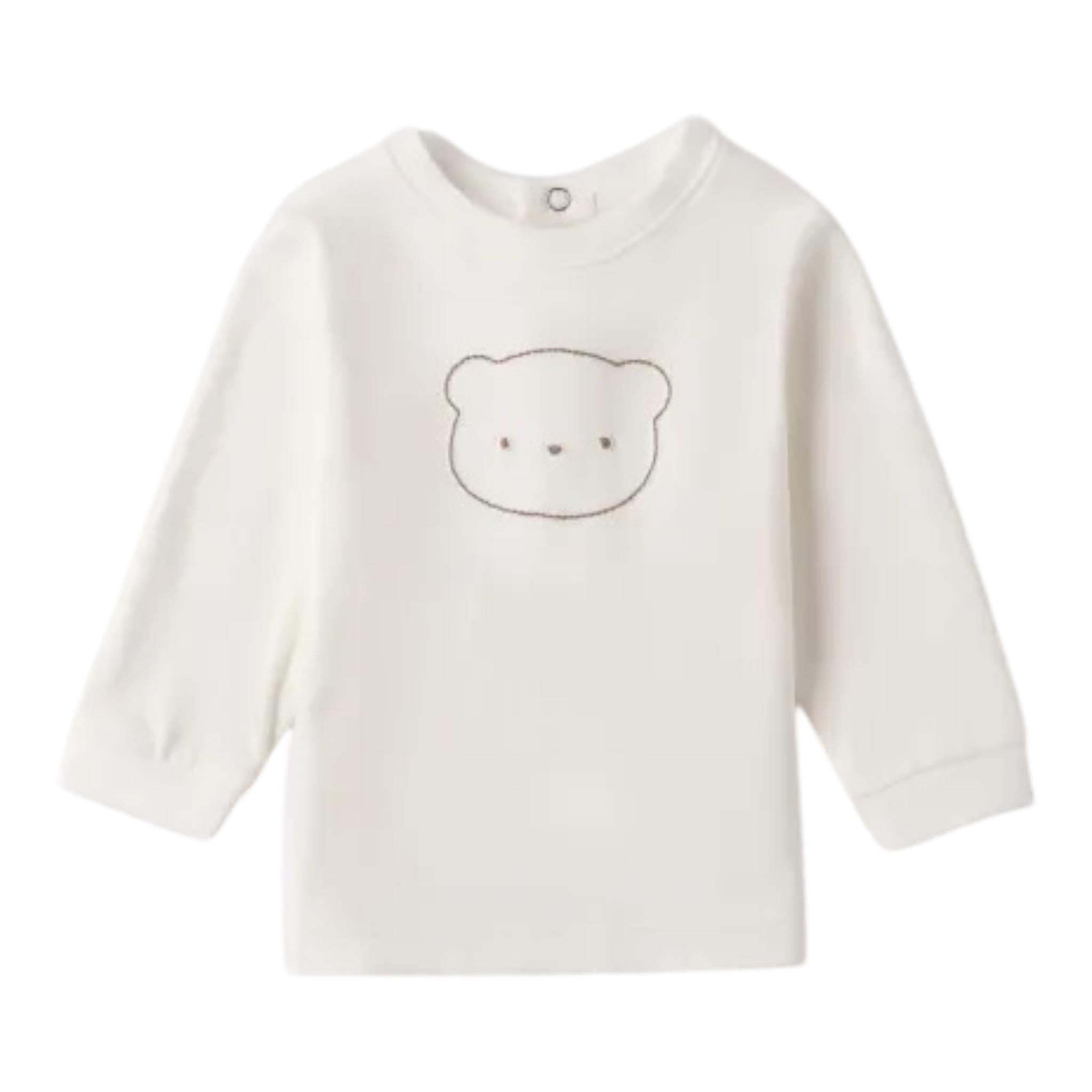 Mini Banda Completo 3 Pezzi Cardigan-Pantalone-Shirt per Neonato 3B670 BEIGE MINI BANDA 