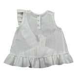 Per Te Top Giromanica Tinta Unita per Bambina 33981 BIANCO PER TE 