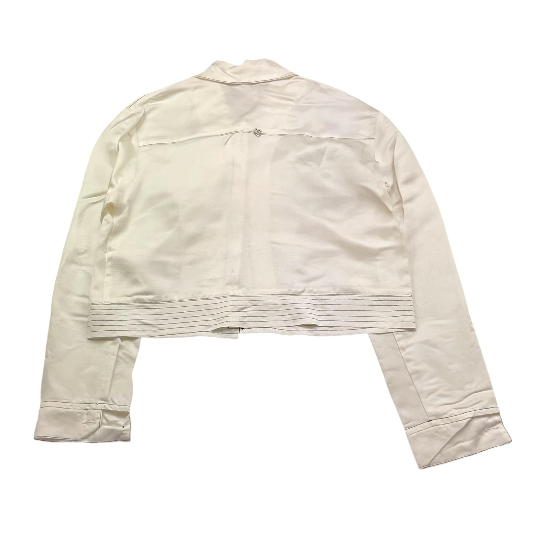 Please Camicia Tinta Unita con Profili In Contrasto per Bambina JB05300G73 PANNA PLEASE 