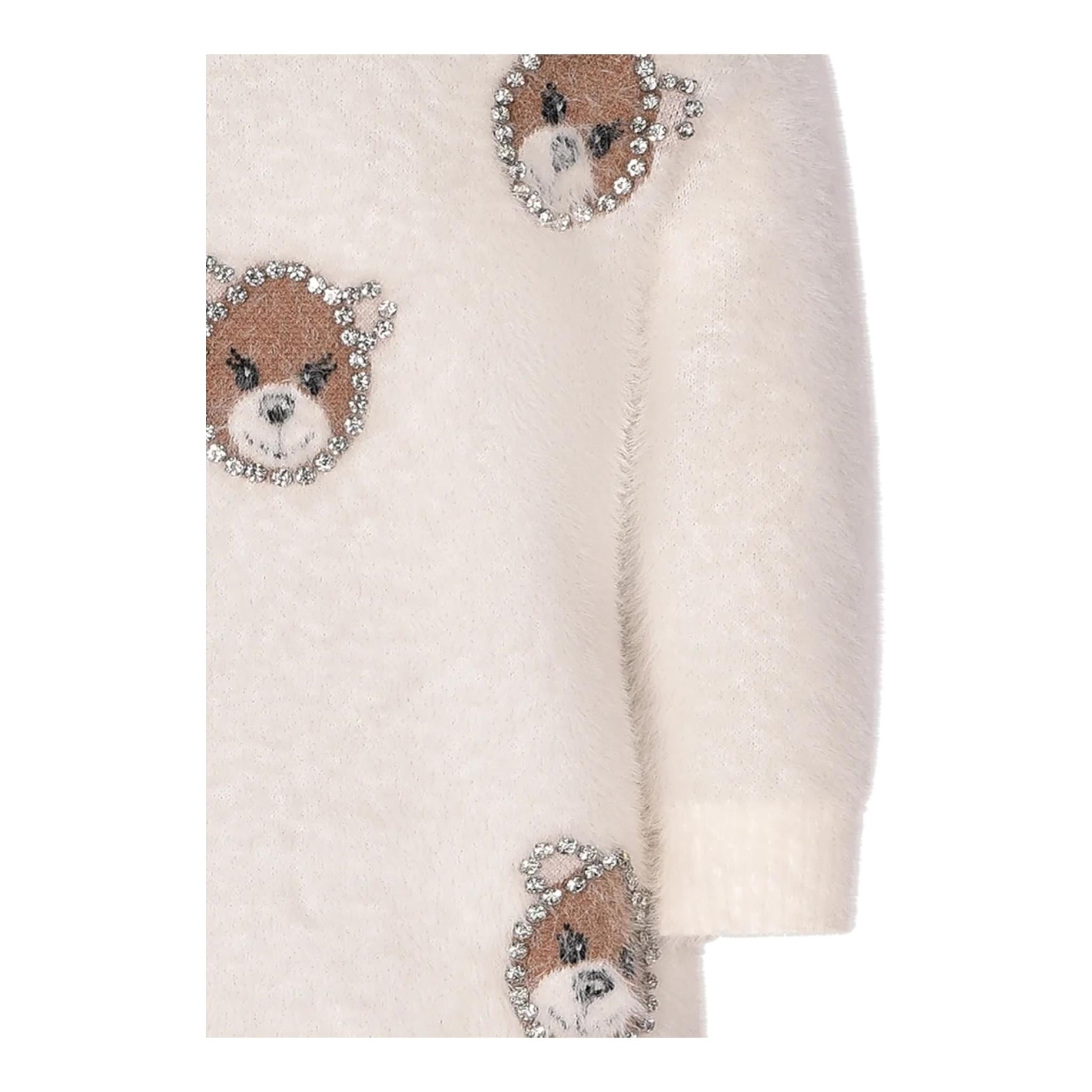 FUN & FUN abito girocollo tinta unita con brillantini Panna per Bambina FBDR00224 PANNA FUN & FUN 