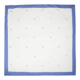 Fay Coperta Bicolore con Stampa per Neonato FV0510 BIANCO/AZZURRO FAY 