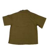 N°21 Camicia Tinta Unita Mezza Manica Con Stampa Verde Per Bambino