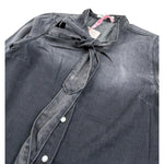 Vicolo Camicia In Denim tinta unita Nero per Bambina 3141CD1048 NERO VICOLO 