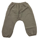 TEDDY E MINOU pantalone tinta unita cn elastico in vita Grigio per Neonato I22PT009C56041 GRIGIO TEDDY E MINOU 