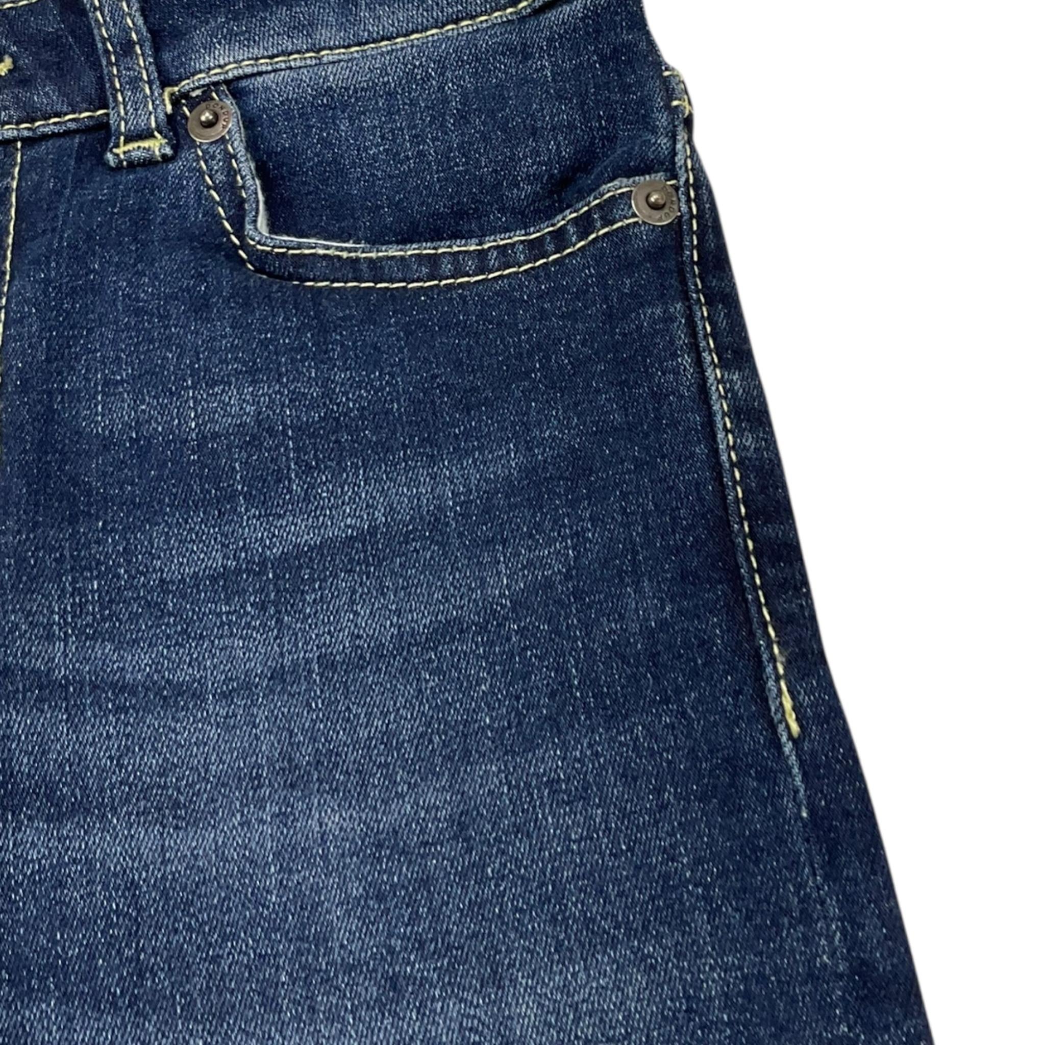 Dondup Jeans Tinta Unita con Girovita Regolabile per Bambina DFPA021J BLU DONDUP 