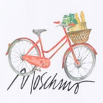 Moschino Abito Mezza Manica Tinta Unita con Stampa per Bambina MDV0CNXJ BIANCO MOSCHINO 