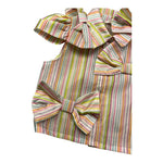 Miss Grant Camicia Mezza Manica Fantasia A Righe per Bambina MG1290J MULTICOLOR MISS GRANT 