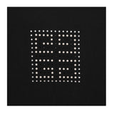 GIVENCHY shirt girocollo tinta unita con con brillantini Nero per Bambina H15335 NERO GIVENCHY 