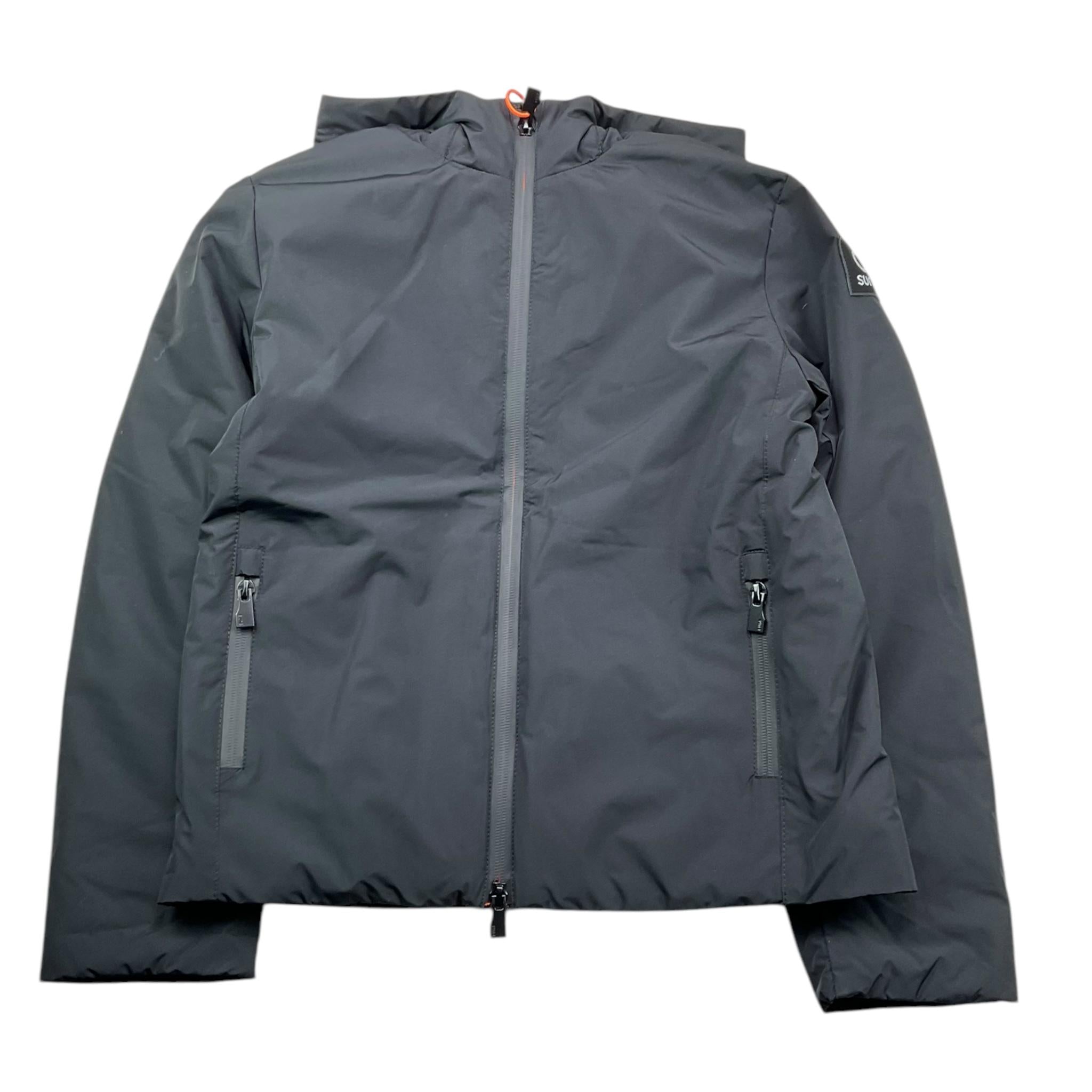 SUNS  giubbino tinta unita con cappuccio Nero per Bambino AURELIO NERO SUNS 