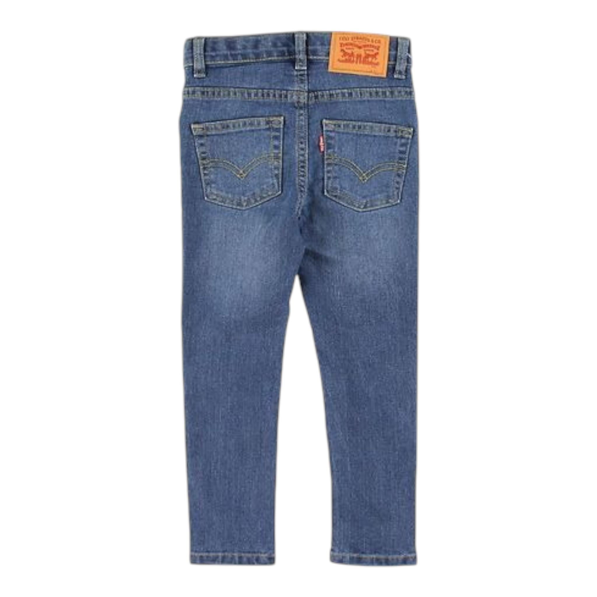 LEVI'S jeans tinta unita con girovita regolabile Blu per Bambino 9EC214 BLU LEVI'S 