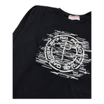 CESARE PACIOTTI shirt girocollo tinta unita con logo Nero per Bambino TSP5203J NERO CESARE PACIOTTI 