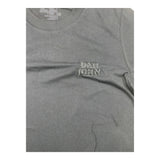 Dan John – Schwarzes, einfarbiges T-Shirt mit Rundhalsausschnitt und Logo-Print für Jungen