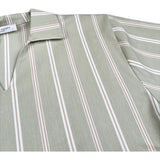 Paolo Pecora Camicia Mezza Manica Fantasia A Righe per Bambino PP42355 VERDE PAOLO PECORA 