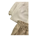 BARCELLINO completo 2 pezzi camicia-culotte Bianco per Neonata 106404 BIANCO BARCELLINO 