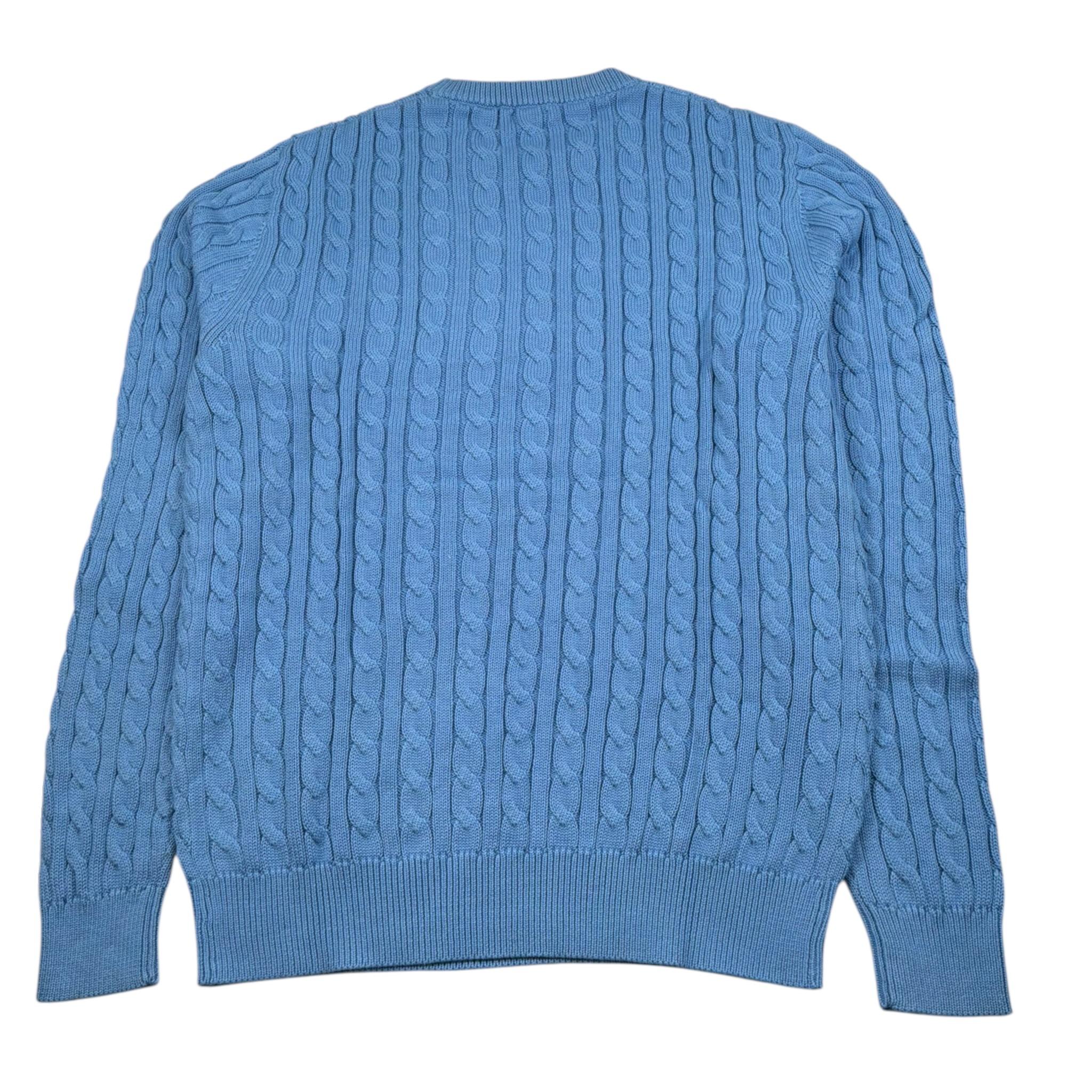 Sun68 Maglia Girocollo Tinta Unita con Logo per Bambino K353155 AZZURRO SUN68 