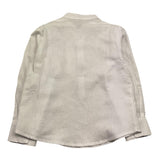 M+E' Camicia Manica Lunga Tinta Unita Collo Coreano per Neonato UEM0507 BIANCO M+E' 