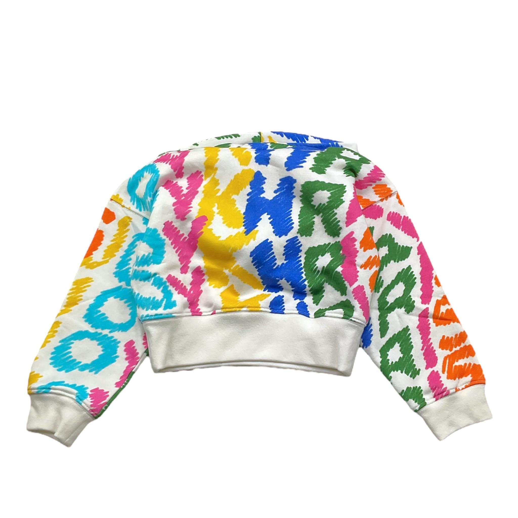 KHRISJOY felpa tinta unita con fantasia Bianco per Bambina KU4A20 BIANCO KHRISJOY 