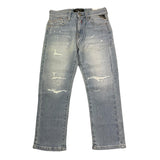 Replay Jeans Tinta Unita con Girovita Regolabile per Bambino SB9081 AZZURRO REPLAY 