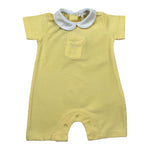 Coccode Pagliaccetto Mezza Manica Tinta Unita per Neonato C551483 GIALLO COCCODE 