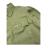 Sun68 Camicia Manica Lunga Tinta Unita per Bambino CPS35313 VERDE SUN68 