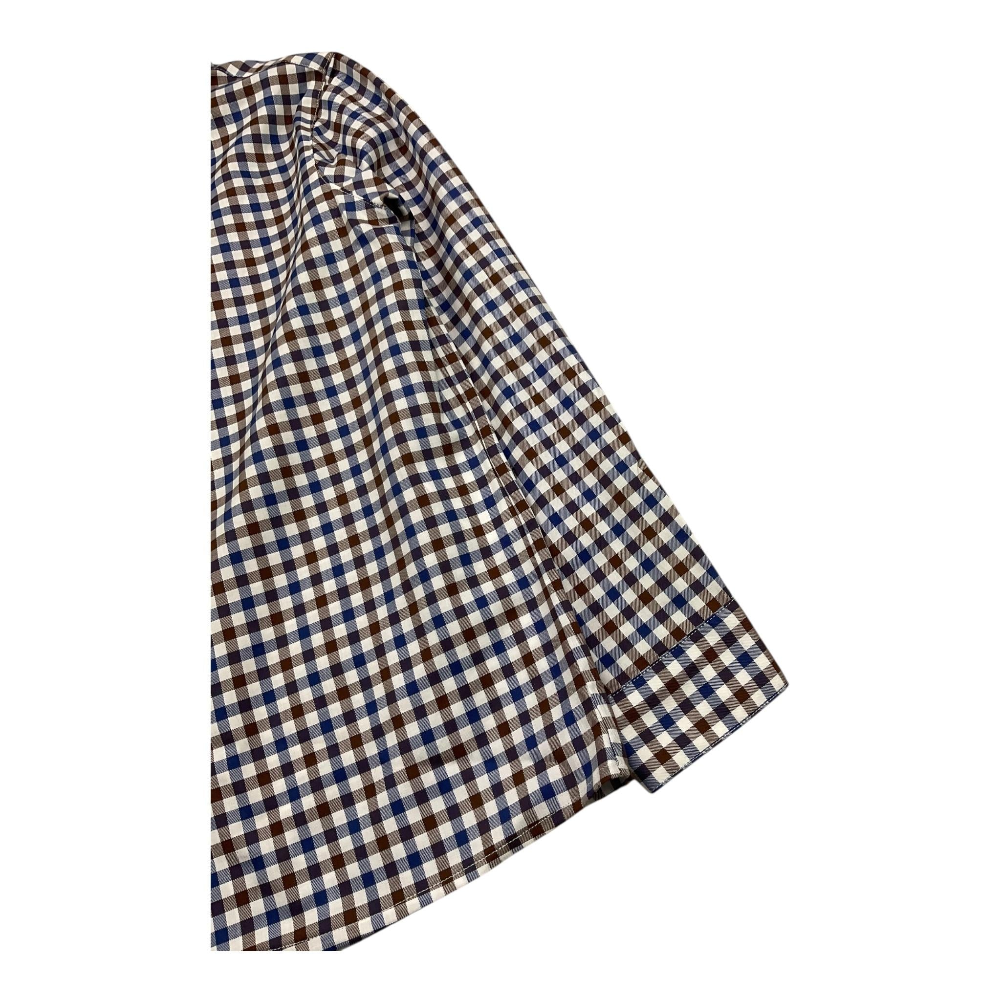 LITTLE BEAR camicia tinta unita con fantasia a quadrettini Bianco per Bambino 7221J BIANCO LITTLE BEAR 