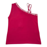 Gaelle Einfarbiges Tanktop mit Logo Fuchsia für Mädchen