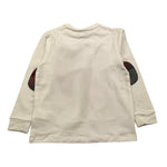 MALVI & CO shirt girocollo tinta unita con toppe Panna per Bambino FCCB201CAJJ PANNA MALVI & CO 